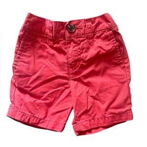 Old Navy Toddler Boy Pink Chino Shorts | 12-18M
